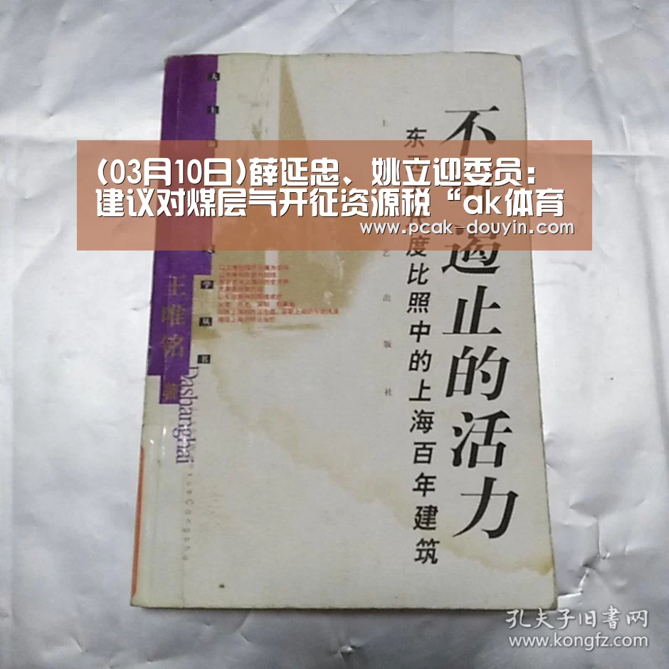 (03月10日)薛延忠、姚立迎委员：建议对煤层气开征资源税“ak体育”